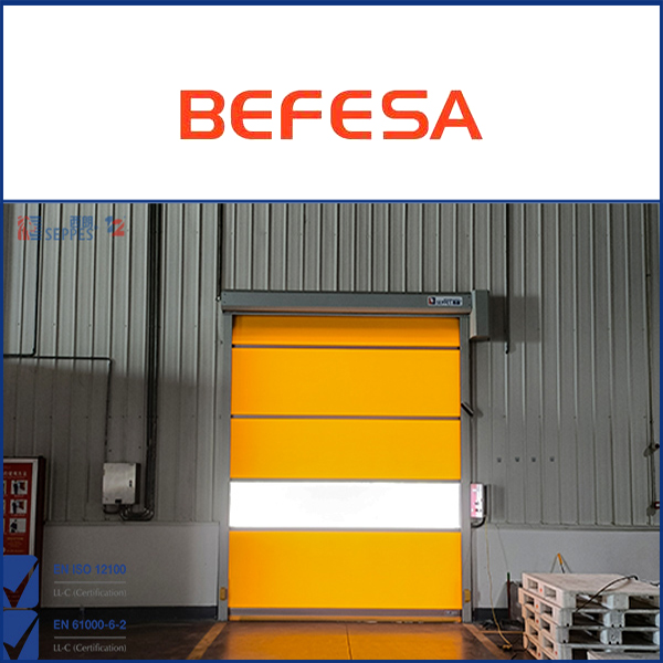 百菲萨环保车间快速卷帘门