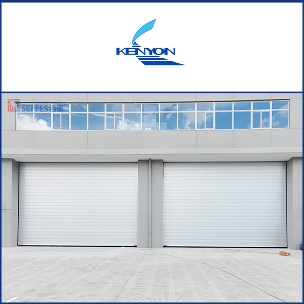 苏州坚永科技物流出货口安装西朗涡轮硬质快速门