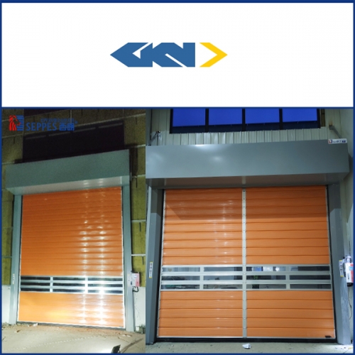 霸州吉凯恩车间安装抗风硬质快速卷帘门