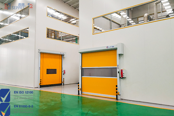 西朗智能PVC卷帘门能满足印刷仓库高频通行需求