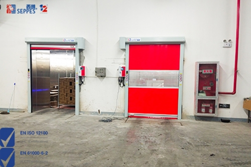 告别频繁更换！食品车间通道快速门就选靠谱国产一线品牌西朗