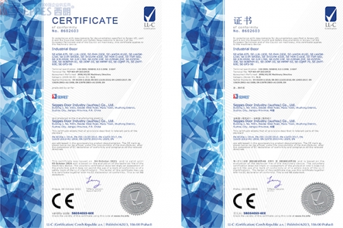 CE认证快速卷帘门优势：为什么海外工厂优先选择带认证的卷帘门