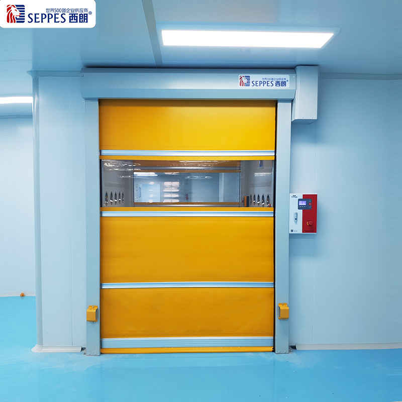 风淋室互锁快速卷帘门