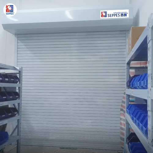 定制烤漆钢制防火卷帘门