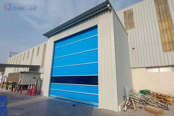 西朗门业是一家拥有CE认证的快速门制造商进入国际市场