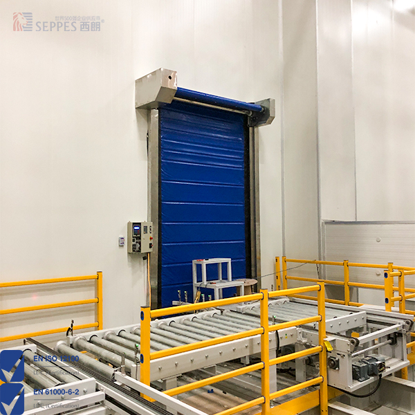 泰森食品安装西朗快速保温门