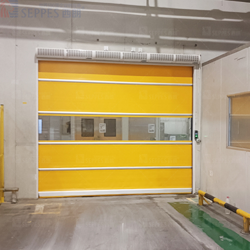 联动风幕机快速卷帘门