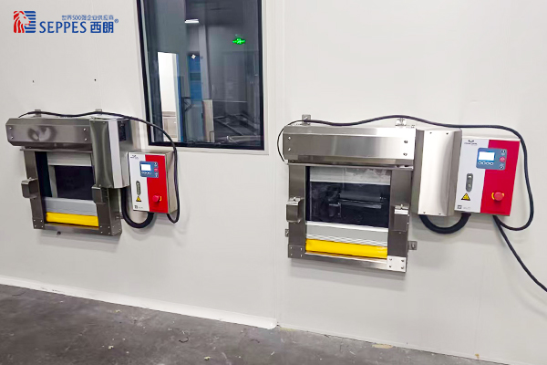 输送线上联动快速卷帘门