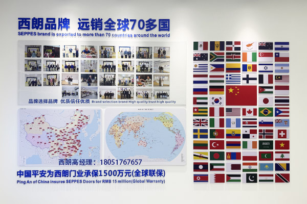 西朗门业出口74国