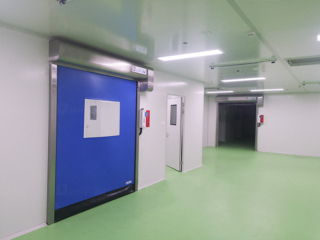 医药高洁净场所专用的西朗洁净室快速门