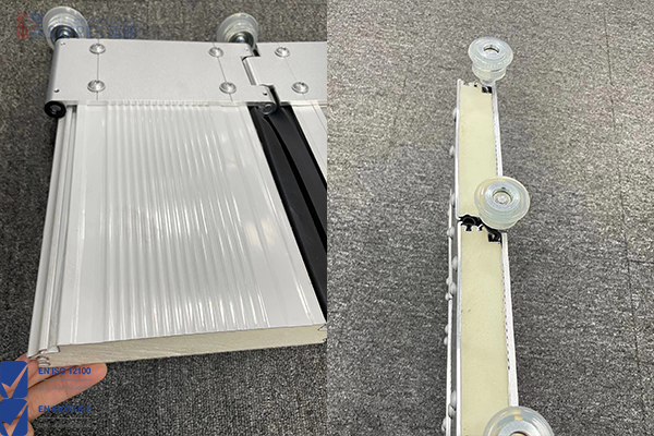 西朗门业硬质快速门门板小样